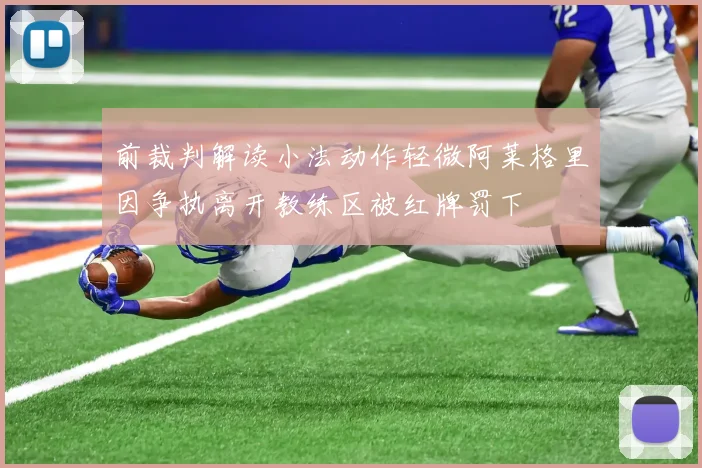 前裁判解读小法动作轻微阿莱格里因争执离开教练区被红牌罚下