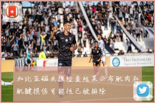 加比亚磁共振检查结果公布肌肉和肌腱损伤可能性已被排除
